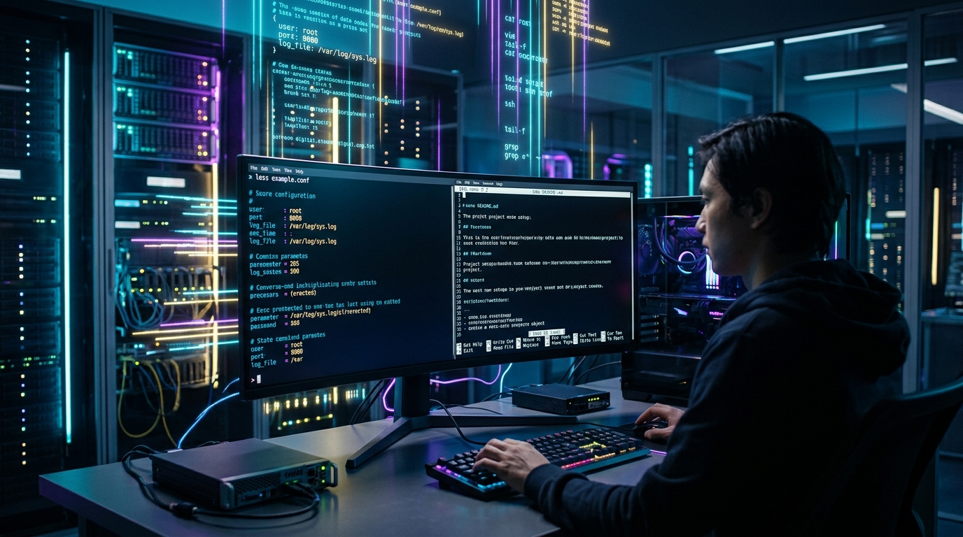 Linux Command #05: Membaca & Mengedit File dengan cat, less, echo, dan nano